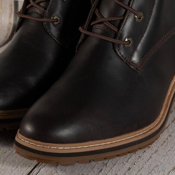 Timberland Women's Sienna High Waterproof Side Zip Boot Dark Brown Size 10 M - Picture 12 of 14